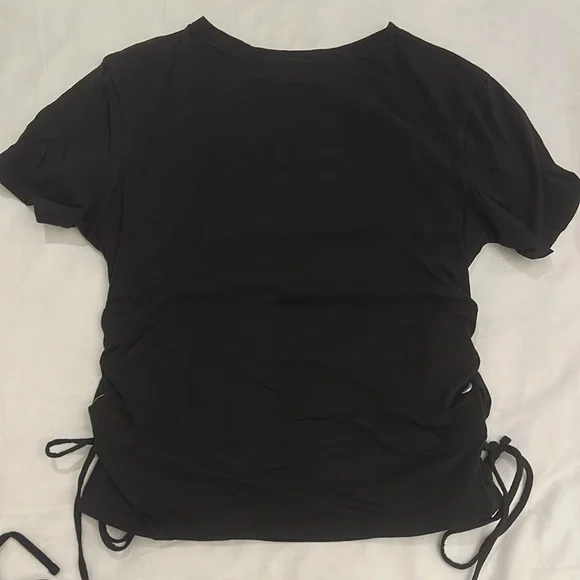 H&M LACE UP DETAIL TSHIRT - Picture 4 of 5